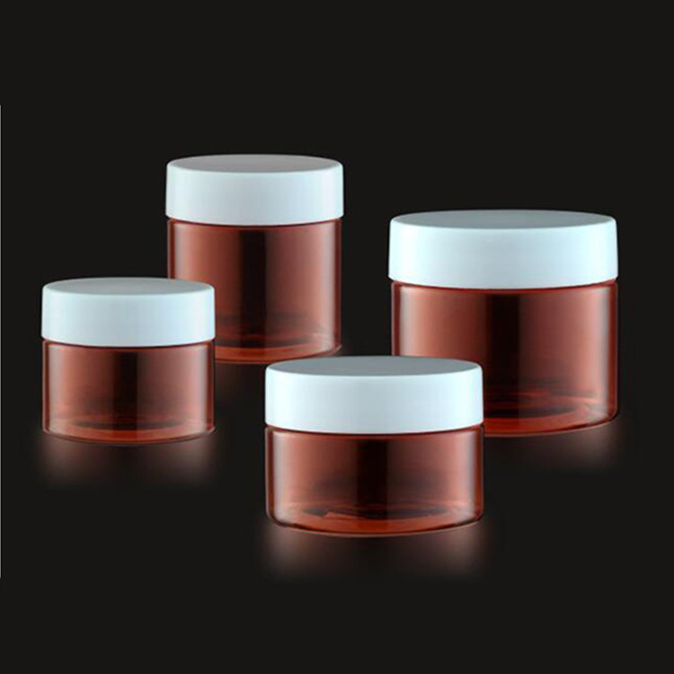 Fashion Style Low Profile Cosmetic Plastic Jar For Loose Powder