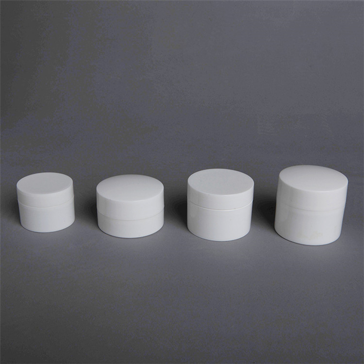 Fashion Style Low Profile Cosmetic Plastic Jar For Loose Powder