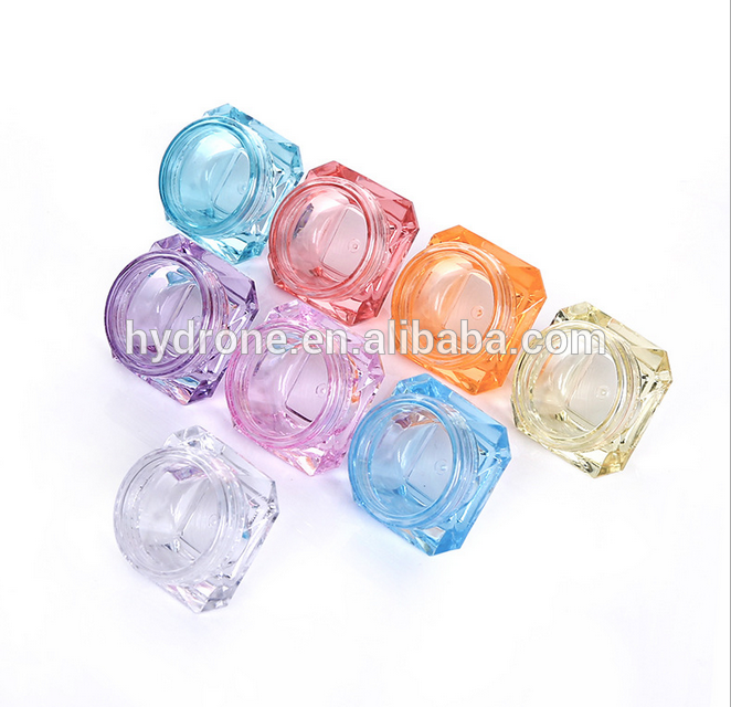 Fashion design Whole sale 3g 5g portable cosmetic cream box jar container