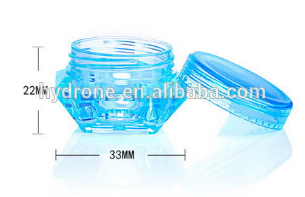 Fashion design Whole sale 3g 5g portable cosmetic cream box jar container