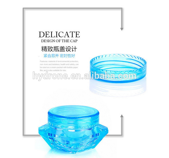 Fashion design Whole sale 3g 5g portable cosmetic cream box jar container
