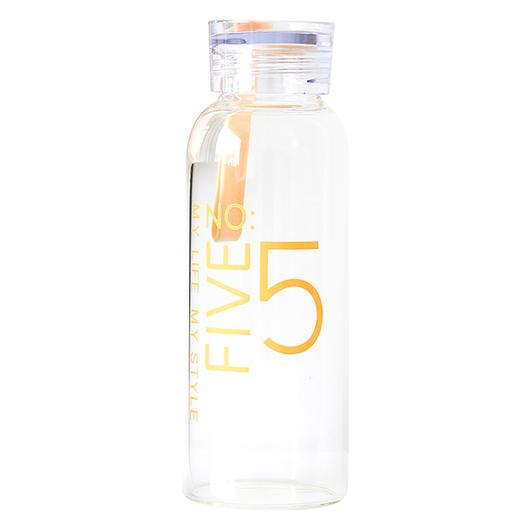 Fashion design Wholesale unique glass water bottle infuser with custom logo for sale