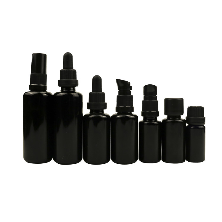 Fashionable 10ml 30ml 50ml Glss Ultraviolet Essential Oil Bottle Optical Violet Glass Bottle With Pump Sprayer