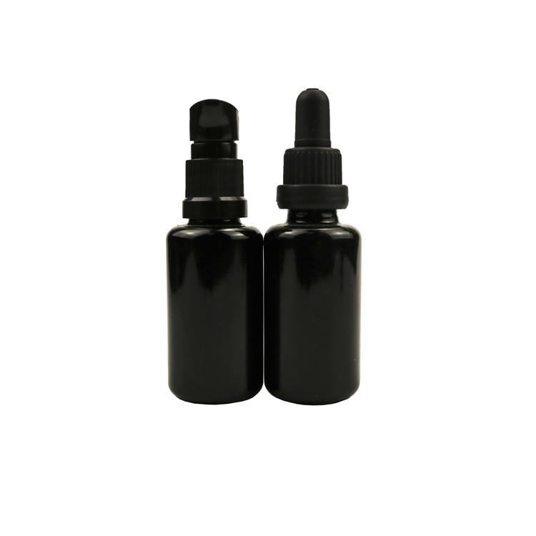 Fashionable 10ml 30ml 50ml Glss Ultraviolet Essential Oil Bottle Optical Violet Glass Bottle With Pump Sprayer