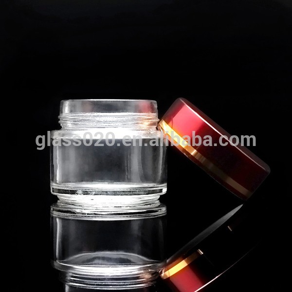 Fashionable 60ml 100ml face cream glass jar acrylic containers for makeup
