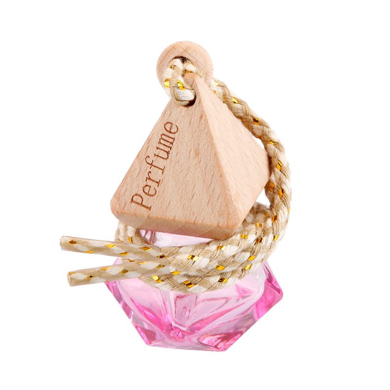 Fashionable Cheap High Quality Hanging Special Car Air Freshener Perfume Glass Bottle