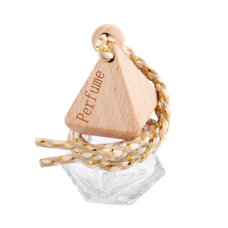 Fashionable Cheap High Quality Hanging Special Car Air Freshener Perfume Glass Bottle