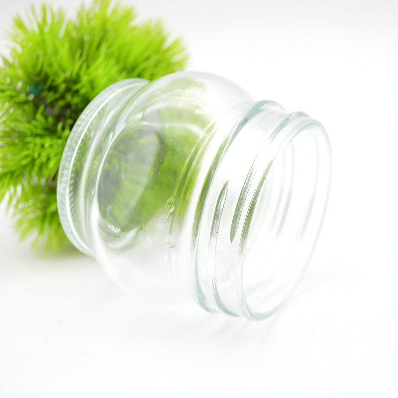 Fashioned Clear Jars for Baby Foods, Jams, Jellies, Fruit Syrups, Body Milk