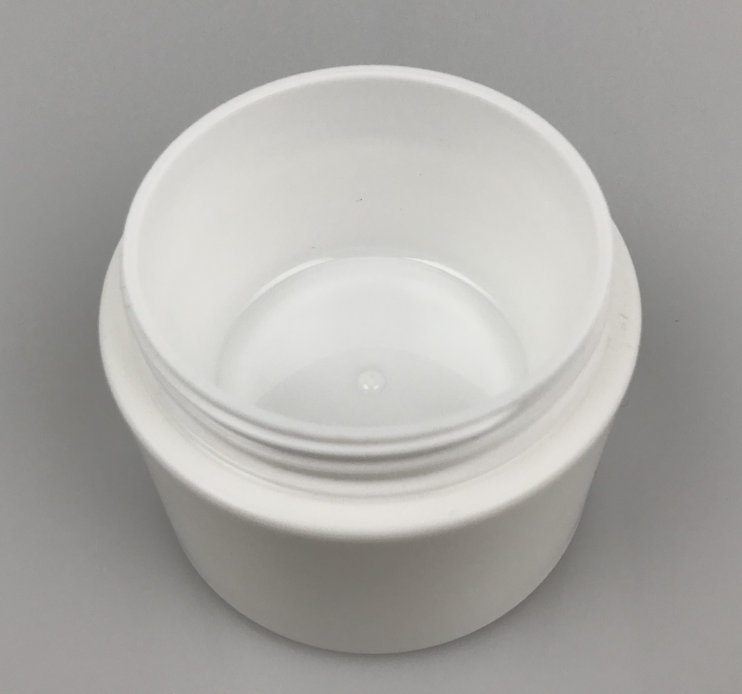 Fast Delivery 10g 20g 30g 50g PP plastic double wall cosmetic jar with bamboo printing top cap