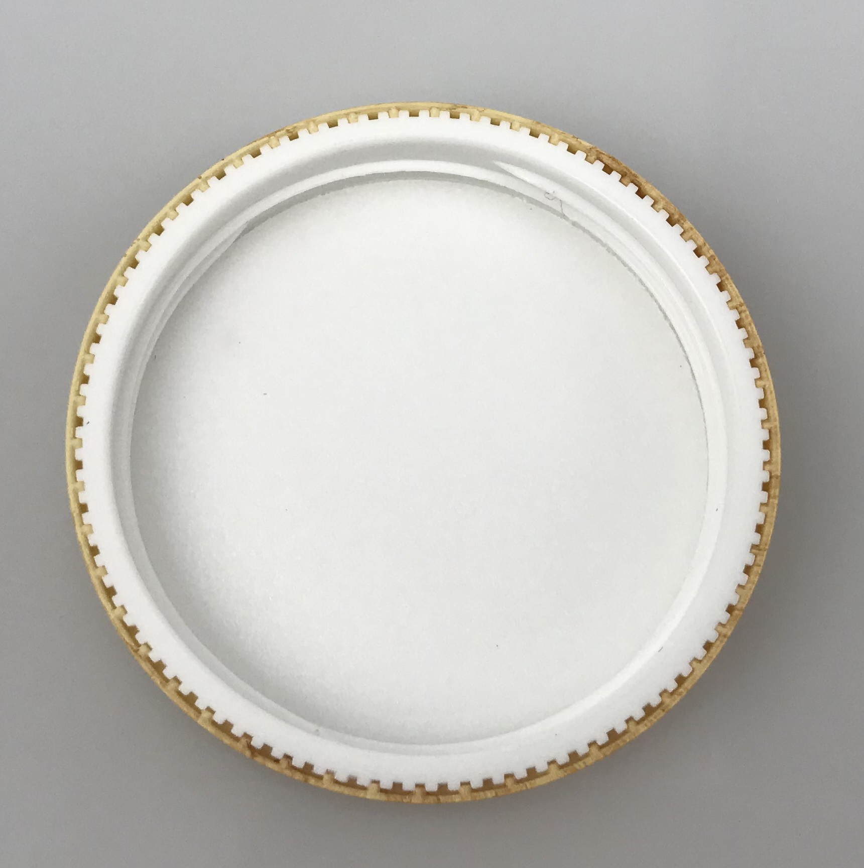 Fast Delivery 10g 20g 30g 50g PP plastic double wall cosmetic jar with bamboo printing top cap