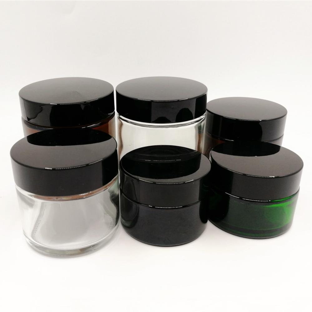 Fast delivery 1 oz 2 oz cosmetic face cream glass jar for sale