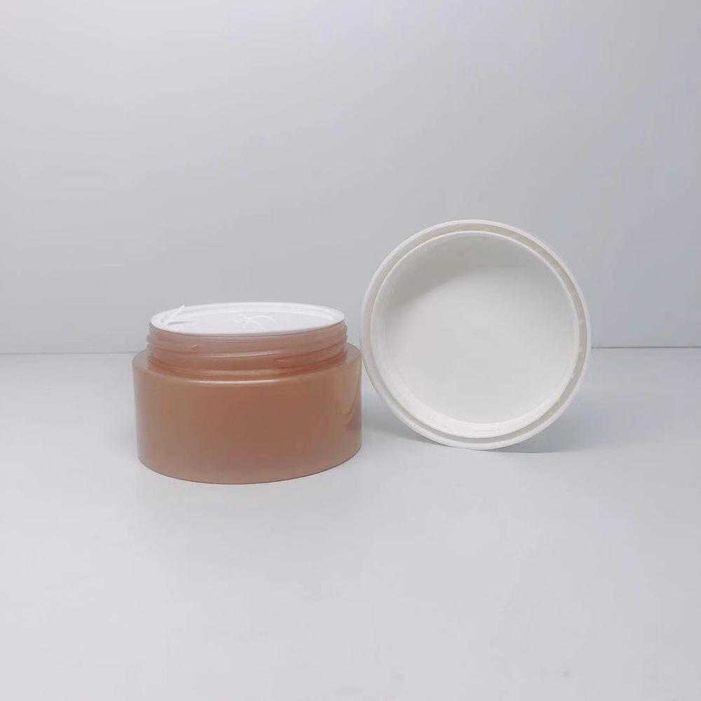 Fast delivery 100g round mask jar PP cream jar with white lid