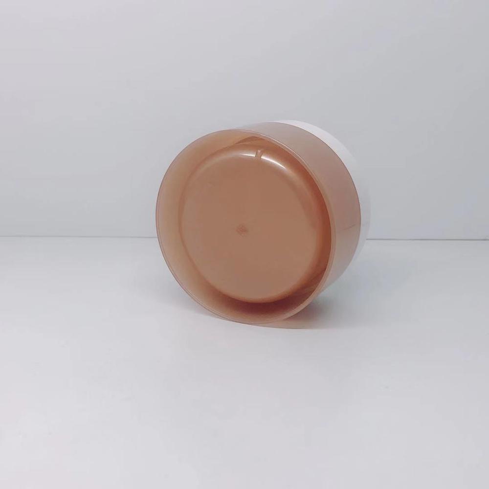 Fast delivery 100g round mask jar PP cream jar with white lid
