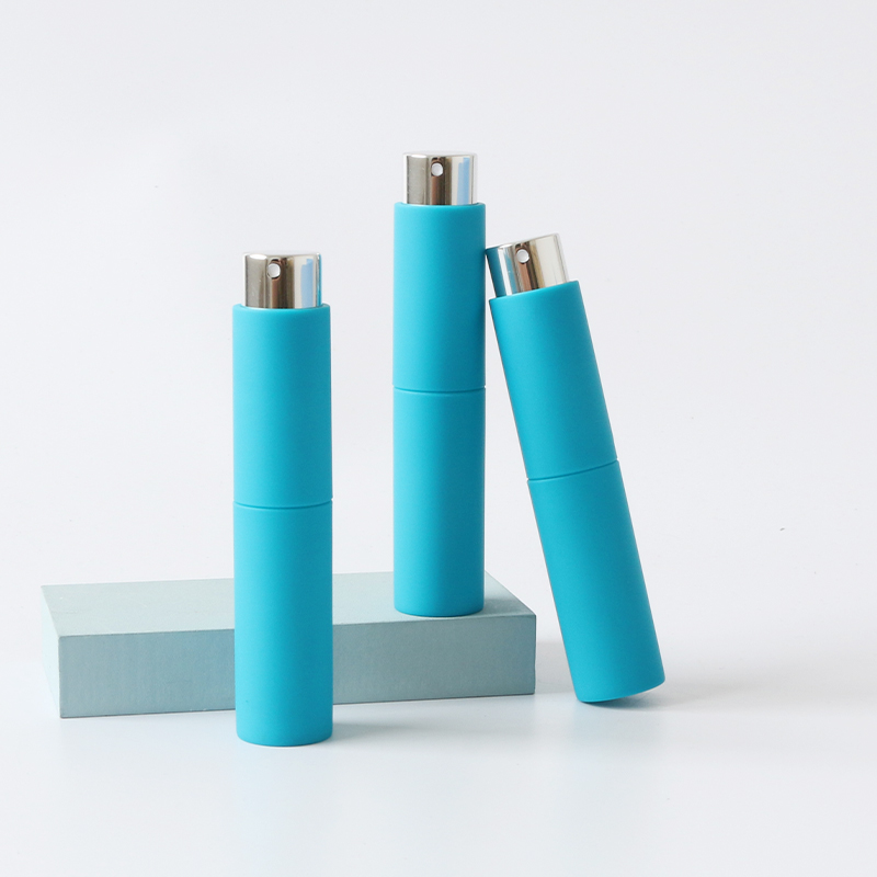 Fast delivery empty 8ml 10ml mini portable luxury travel size refillable pocket perfume atomizer glass bottle for spray
