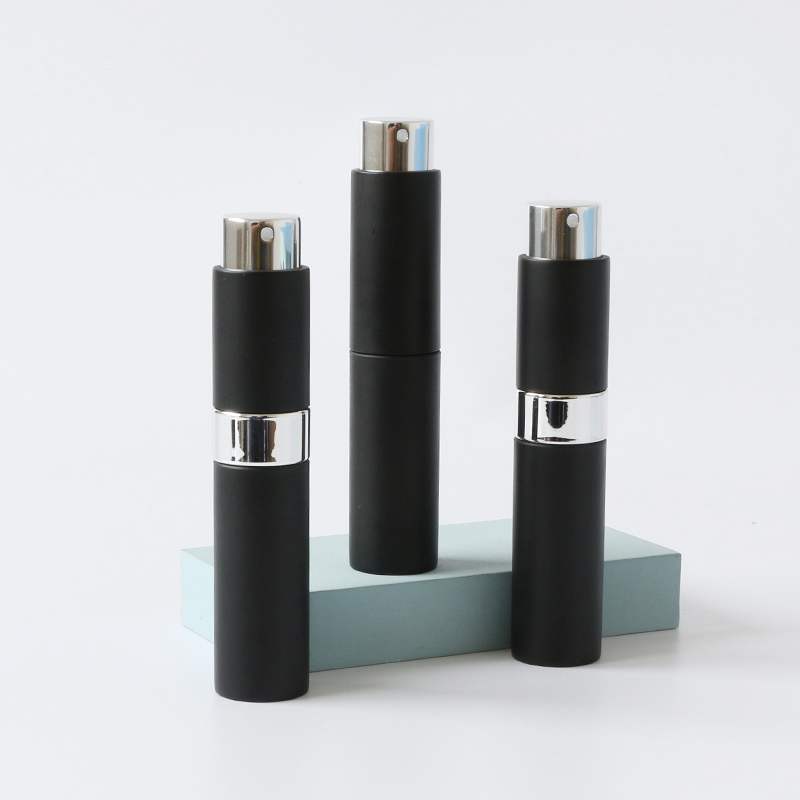 Fast delivery empty 8ml 10ml mini portable luxury travel size refillable pocket perfume atomizer glass bottle for spray