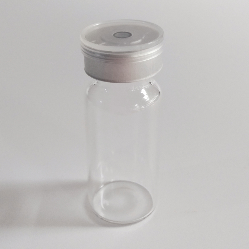 Fast shipping wholesale 10ml vial labels clear glass aluminum vial