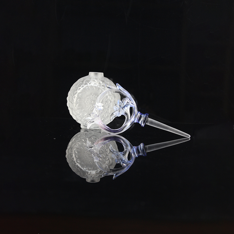 Fengming Wholesale Custom Made Luxury 1.2 kg White Orchid Perfume Bottle Crafts For Gifts