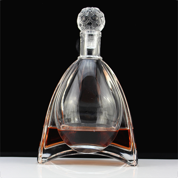 Fengming Wholesale MOQ 10pcs Transparent Cheap Antique Glass Wine Bottle
