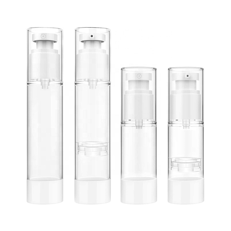 Fine Mist Spray Bottles and Lotion Pump Bottles Set Leak Proof Toiletries Airless Pump Bottle