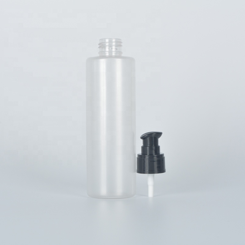 Fine Quality PET Plastic lotion bottle with bamboo lid