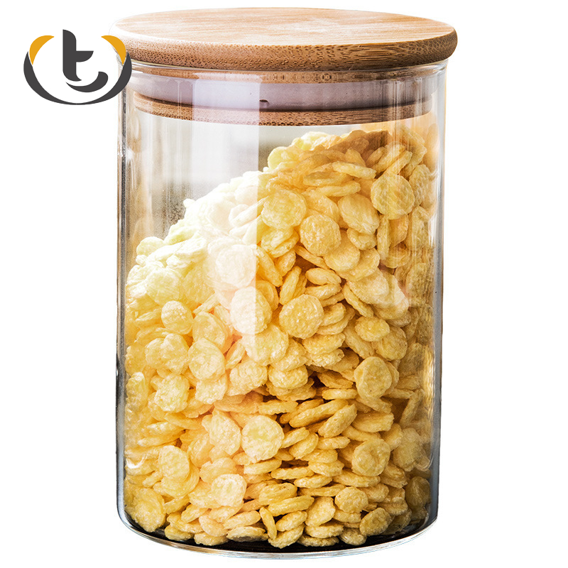 Finely processed 250ml 10 oz glass jar with lid high borosilicate glass jar