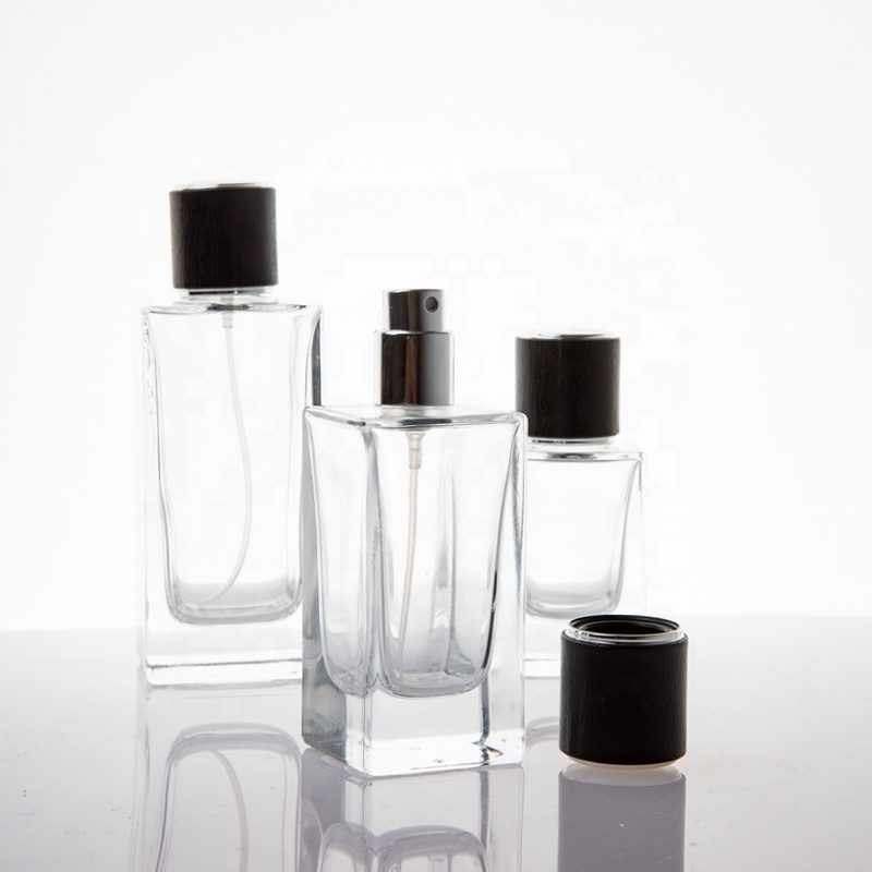 Flacon Parfum Vide Botol Parfum Square Empty Perfume Bottle 30ml / 50ml / 100ml for Men