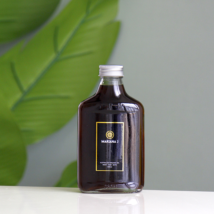 Flask Bottle 200ml Flat Glass Cold Brew Coffee Juice Bottles