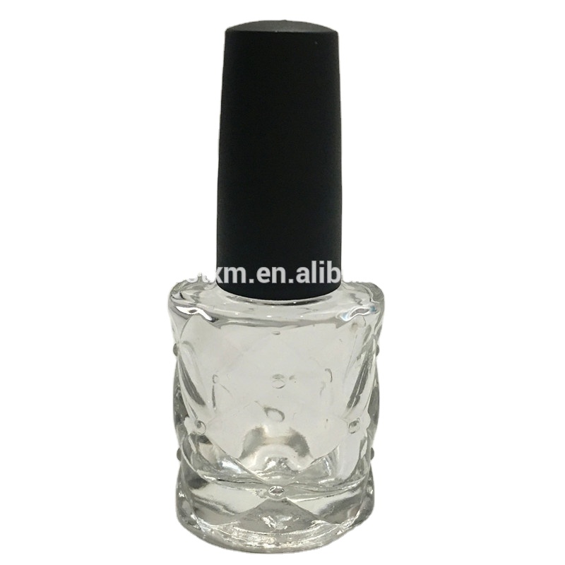 Flat glass custom made print color candy lover uv white bottle nail gel polish with cap nail polish box