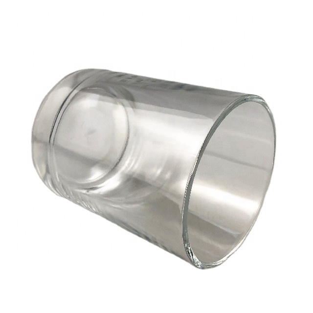 Flint material high quality 80100 glass empty candle jars in bulk