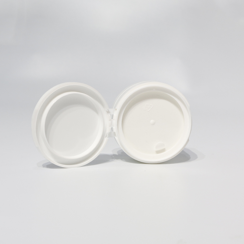 Flip Cap PP 4 oz plastic cosmetic cream jar 200g