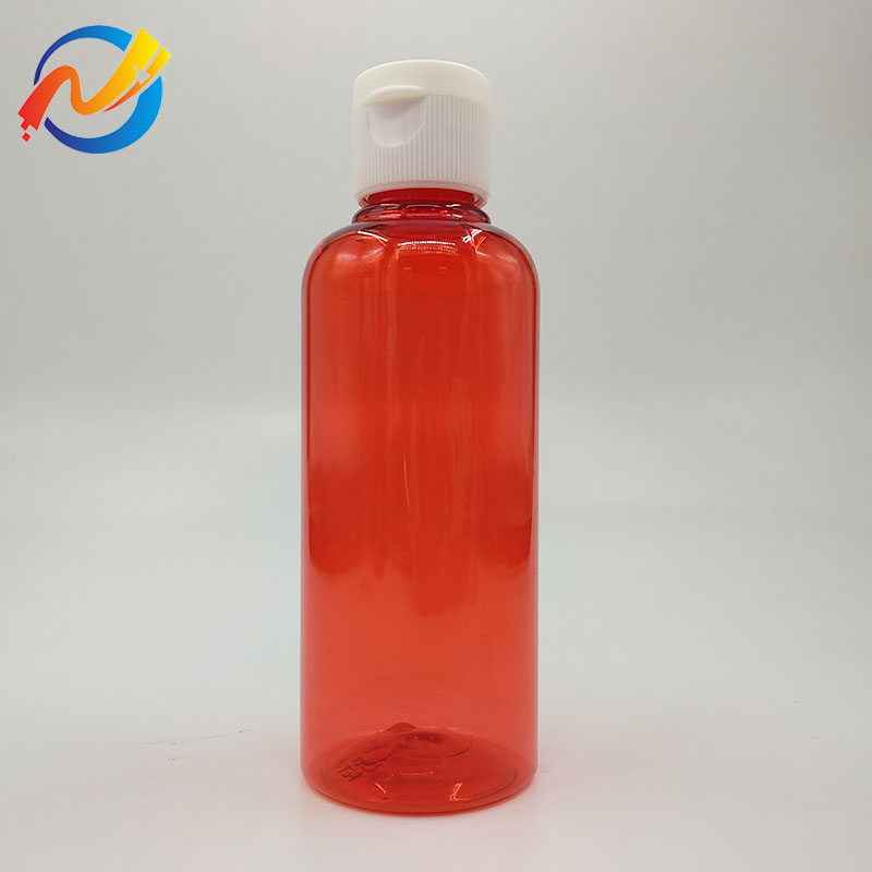 Flip Lids Plastic 100ml Dispenser Hand Sanitizer Empty Bottles