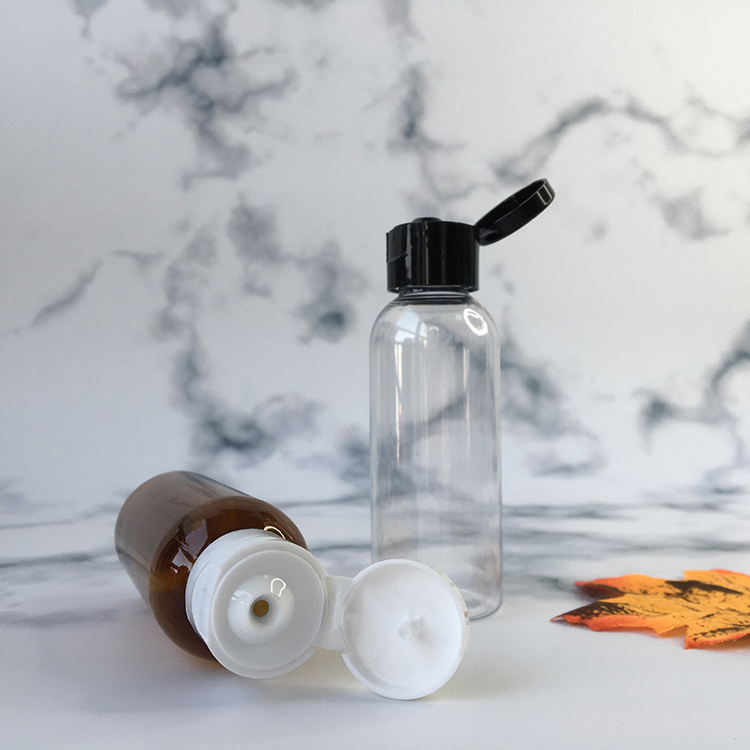 Flip Lids Plastic 100ml Dispenser Hand Sanitizer Empty Bottles