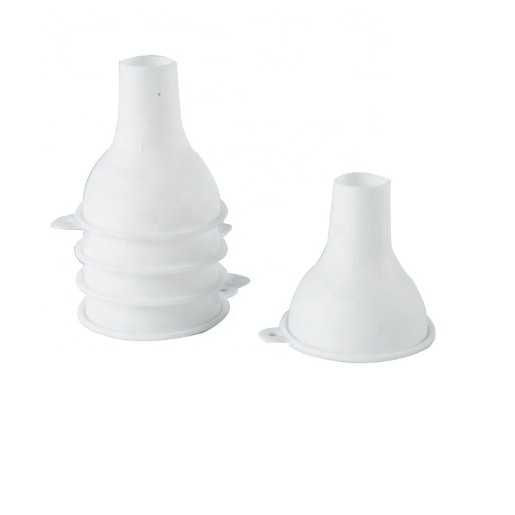 Folding Funnels Silicone Collapsible Kitchen Collapsible & Flexible Silicone Funnels For Oil, Food and Water