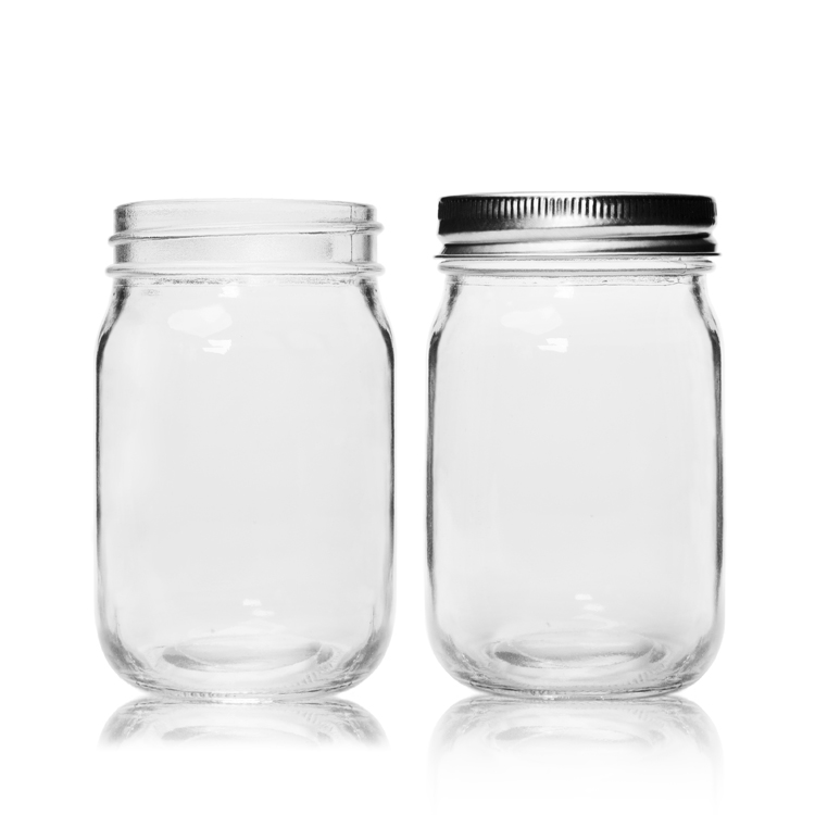 Food Grade 12oz 380ml Canning Glass Mason Jars for Coconut Oil