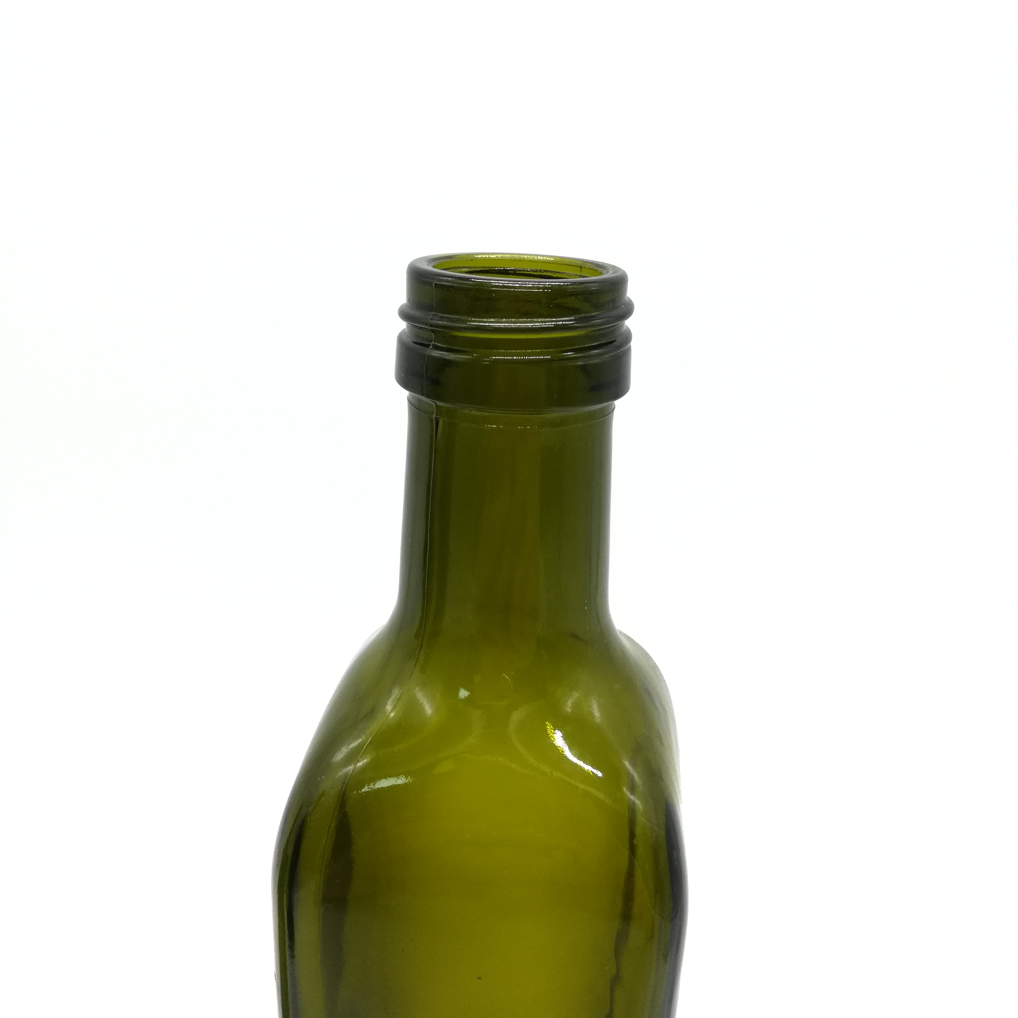 Food Grade 250ml 500ml 750ml 1000ml Square Dark Green Marasca Glass Bottle Olive Oil Bottle