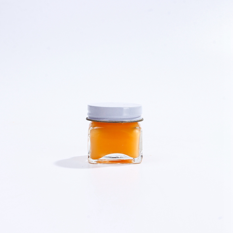 Food Grade 25ml 30ml Mini Fruit Jam Glass Cheap Honey Jar With Metal Lids Canning Butter Jam for Bread