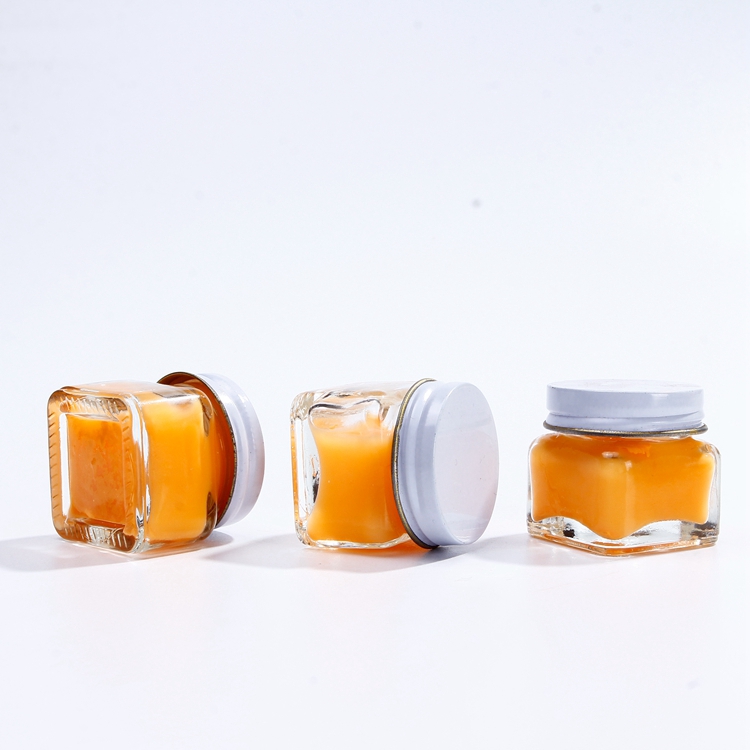Food Grade 25ml 30ml Mini Fruit Jam Glass Cheap Honey Jar With Metal Lids Canning Butter Jam for Bread