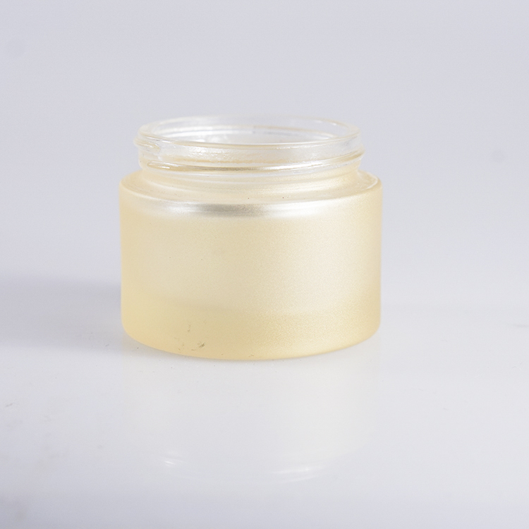 Food Grade Cheap Price Cosmetic Packing Small Frosted Glass Jar For Cream
