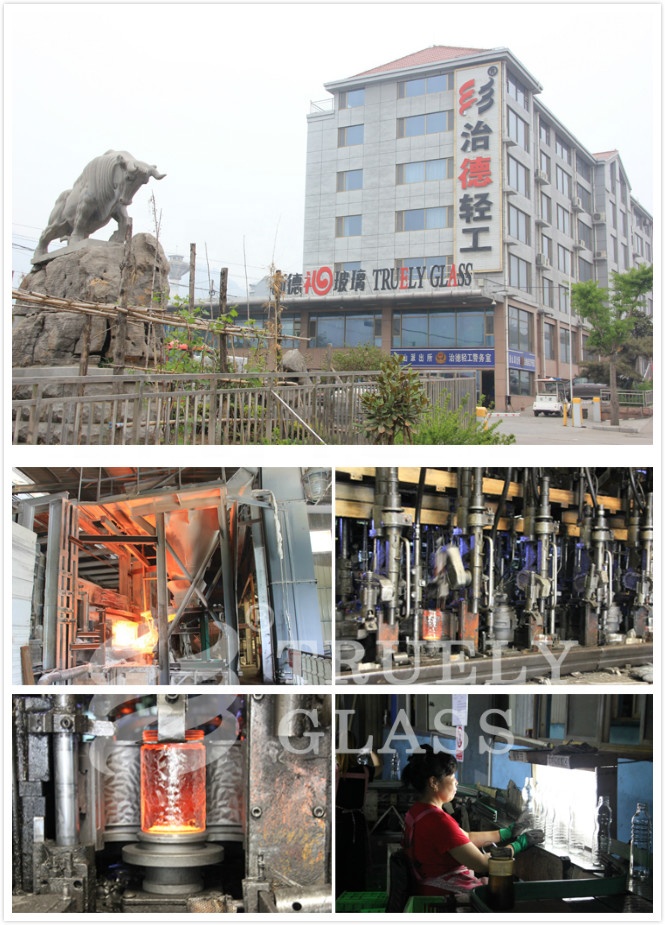 Food Grade Factory Price Swing Clip Top Clear Sealed Glass Storage Beverage Bottles