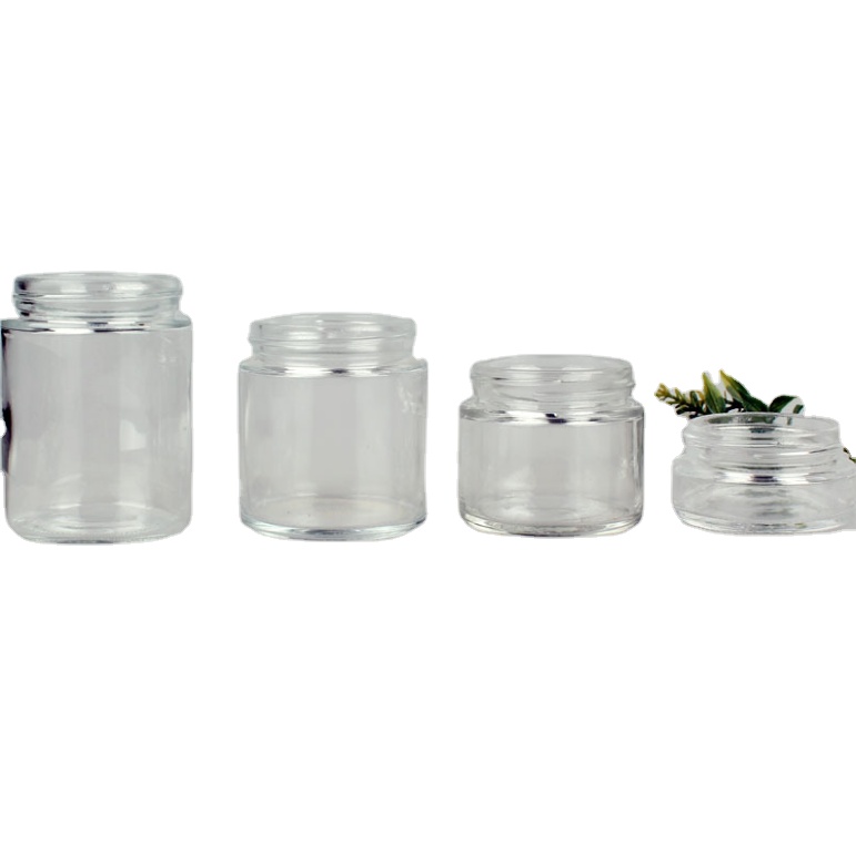 Food Grade Glass Jars Non-Stick Wax Container Child Proof Jars Dab Dry Herb Concentrate Container Bottle 100ml