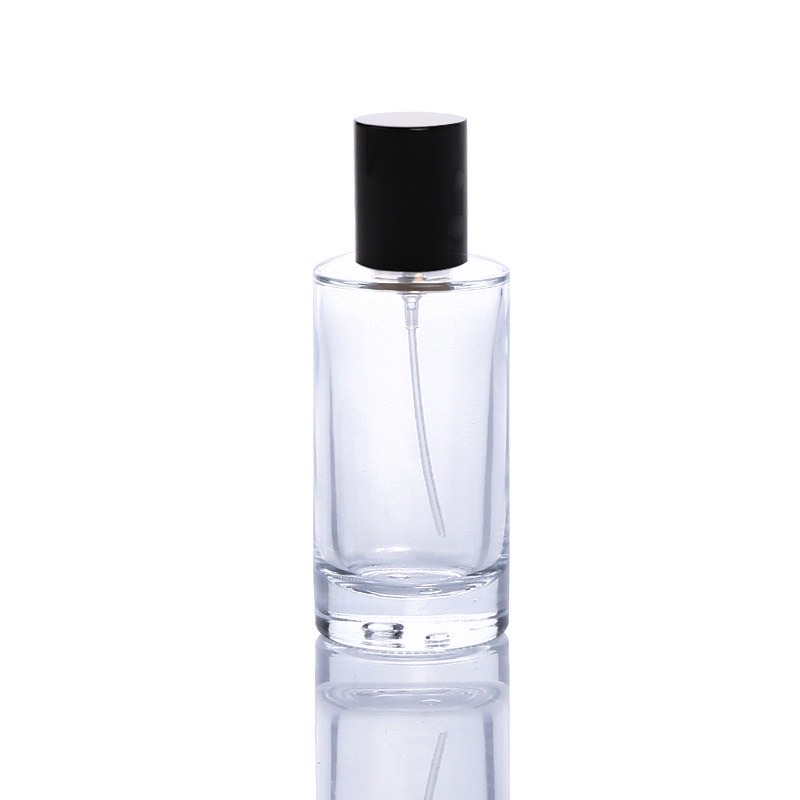 Food Grade Glass Plastic Spray Glass Stock Cylinder Shape Glass Perfume Bottle