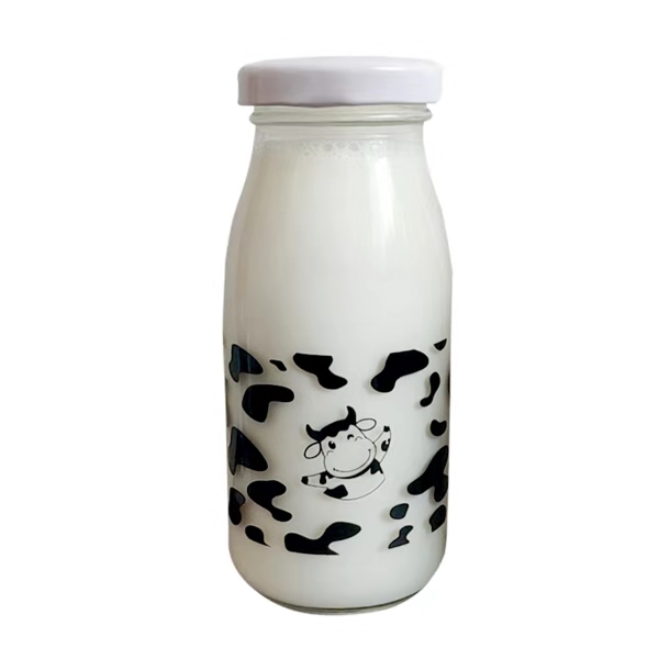 Food Grade High Quality Factory Price Transparent Milk Glass Bottle