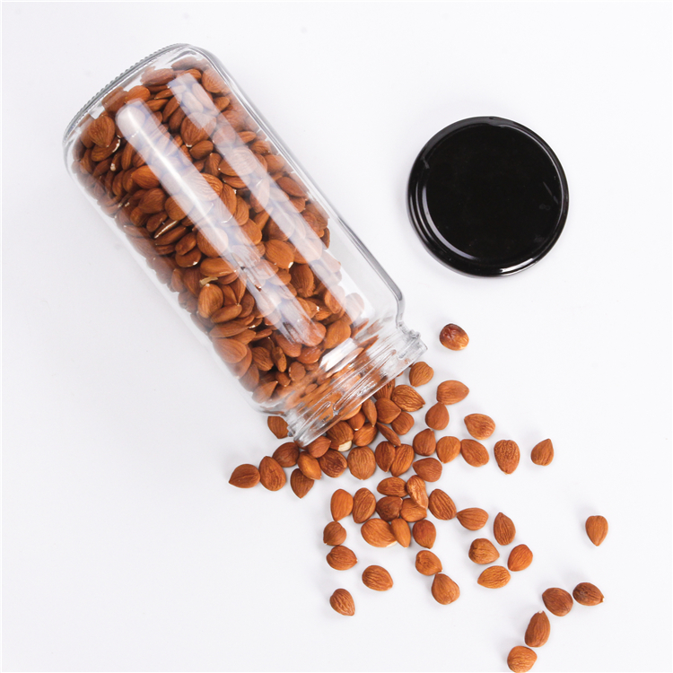 Food Grade High Quality Straight Side 480ml 720ml Food Storage Glass Jars With Lid For Canning Juice