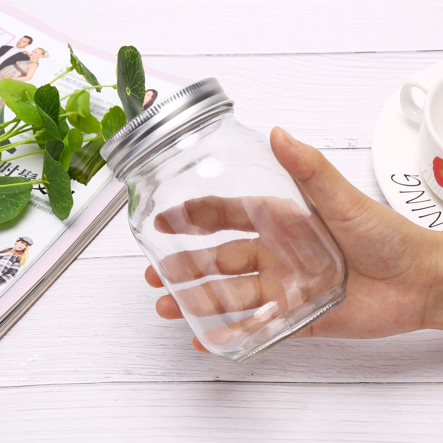 Food Grade Large Heat Resistant Sealing Glass Food mason Jar Storage glass jar
