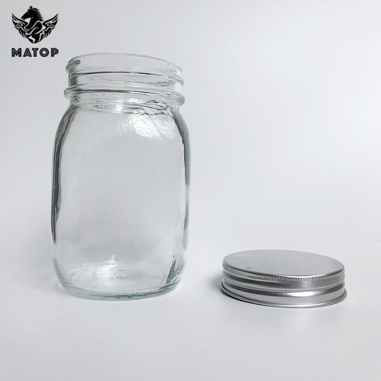 Food Grade Large Heat Resistant Sealing Glass Food mason Jar Storage glass jar