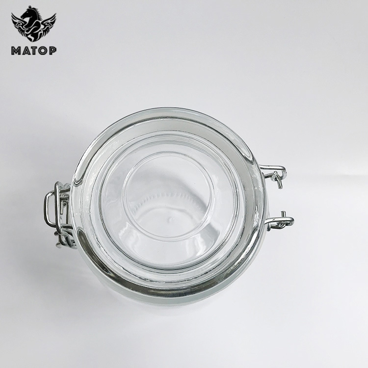 Food Grade Large Heat Resistant Sealing Glass Food mason Jar Storage glass jar
