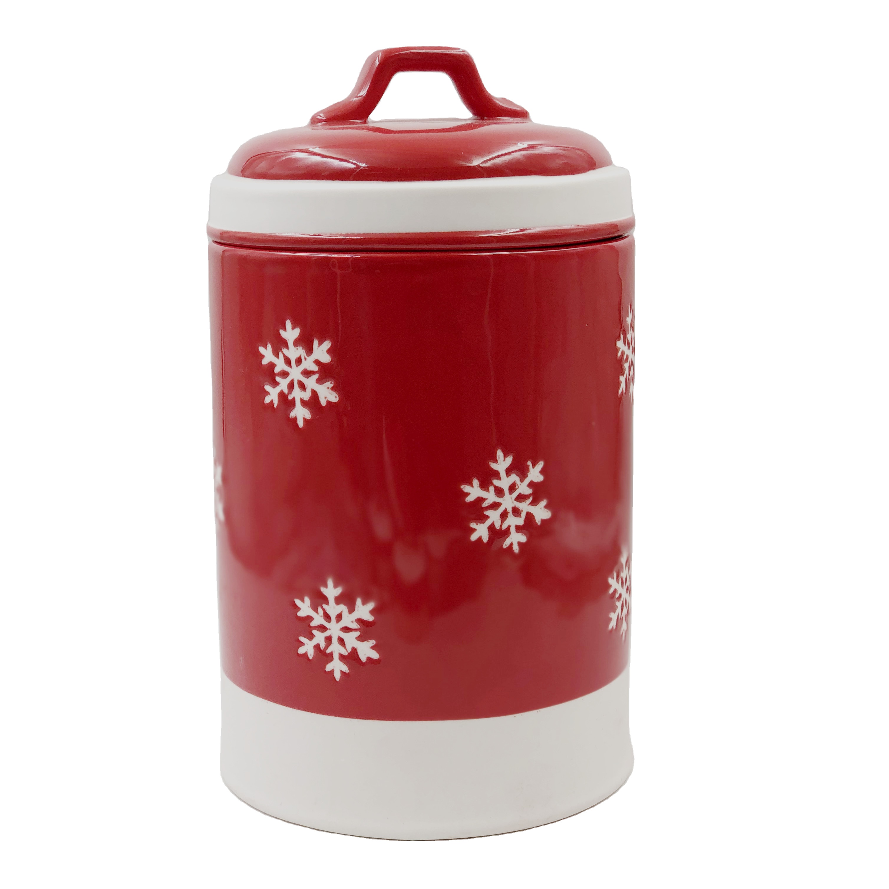 Food Grade Reactive Glaze Stoneware Storage Jar Ceramic Kitchen Canister Set With Ceramic or Bamboo Wood Lids