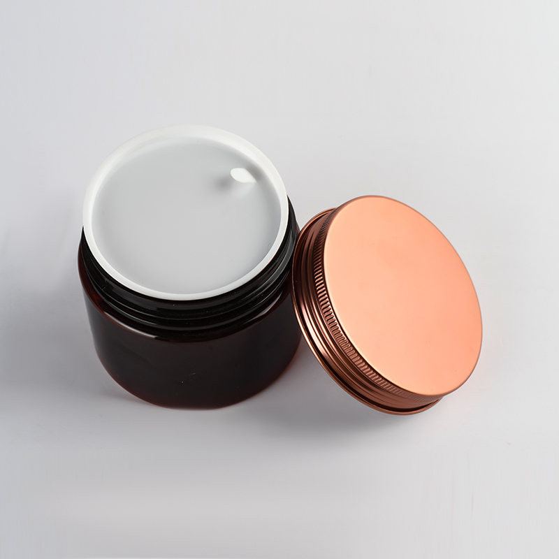 Food Grade Safe Cosmetics Food Container 100ml 120ml 150ml 200ml 250ml 300ml 500ml Amber 8oz Plastic Jar