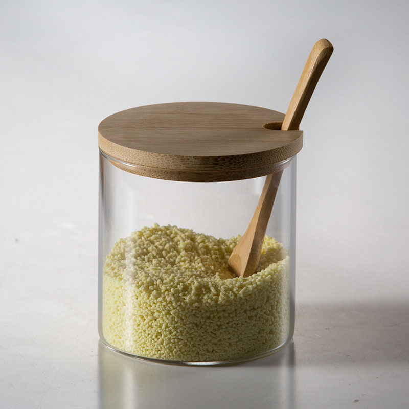 Food Grade Seal Lid Glass Jar Food Jar With Lid Glass Storage Jars Airtight Lid Square Shaped Glass Storage