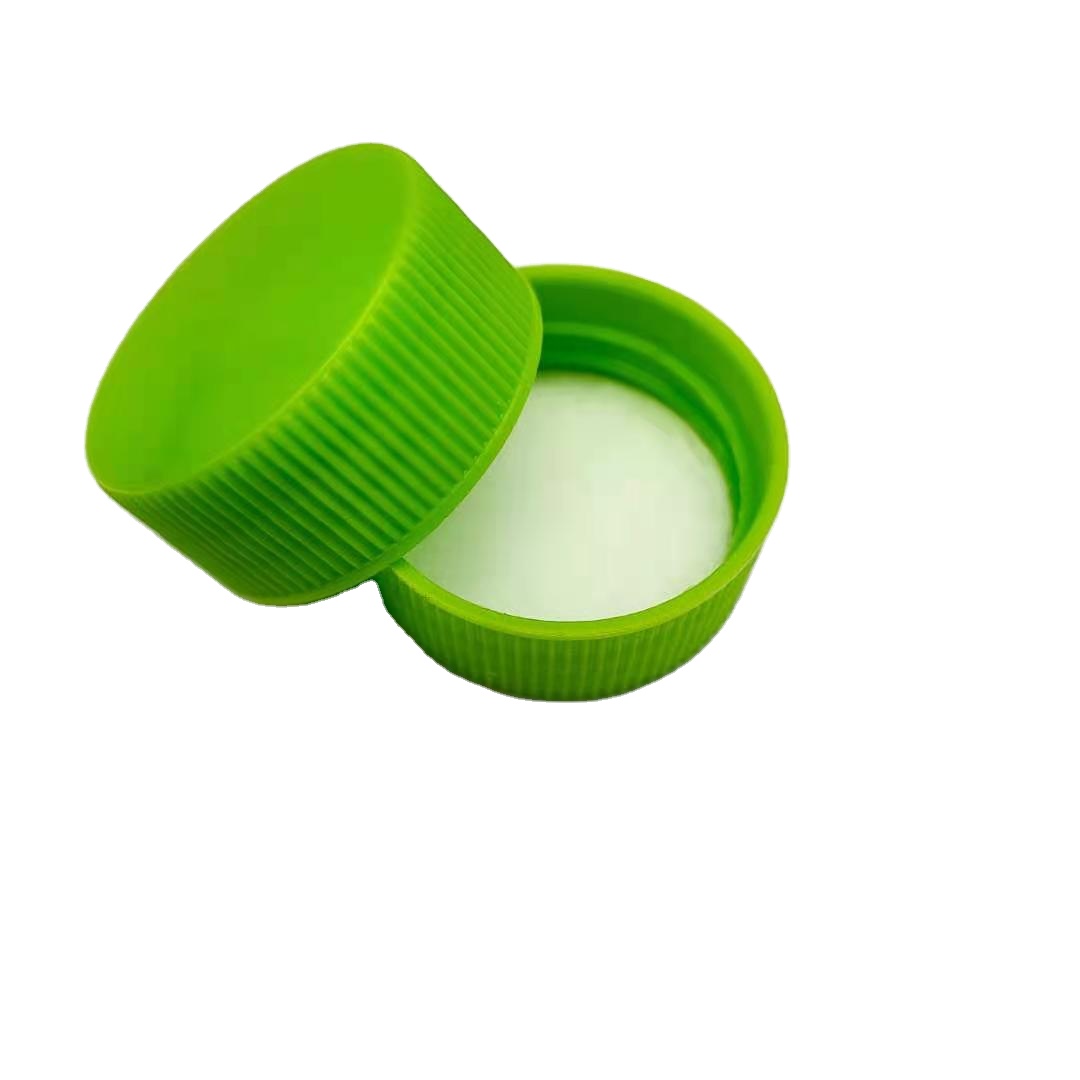 Food Grade Standard Approved Plastic Lid bule 33mm Screw Cap